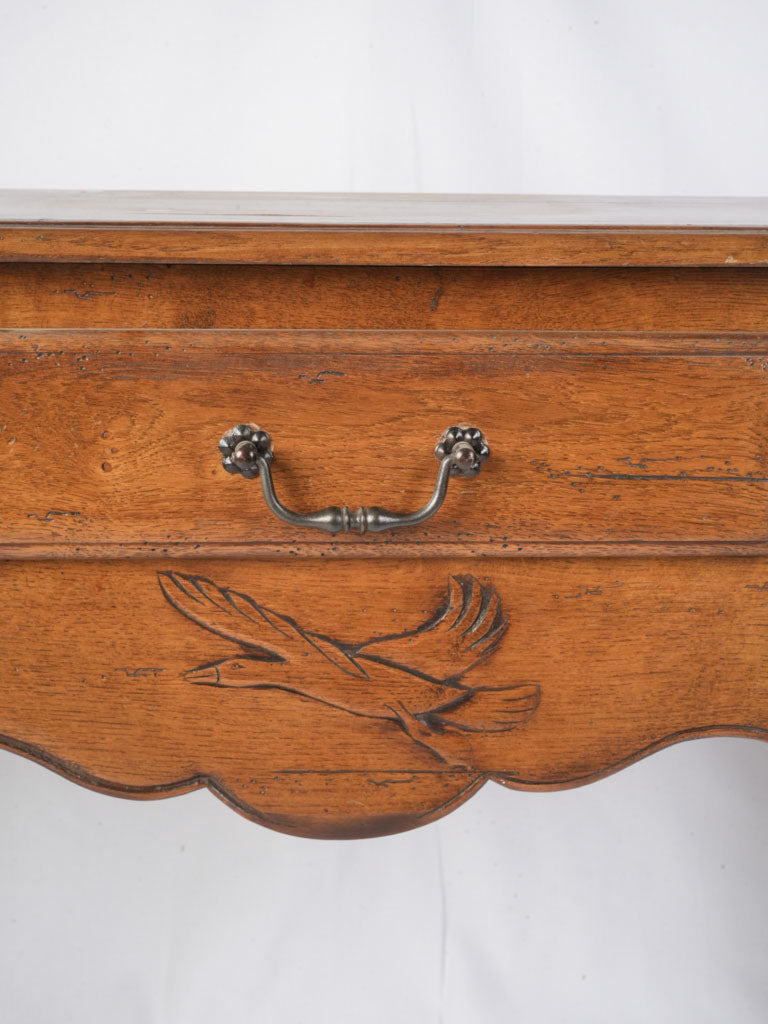 Handcrafted 1960s entry hall table