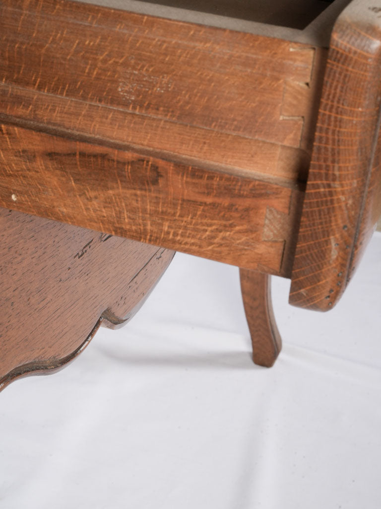 Graceful curved cabriole legs table