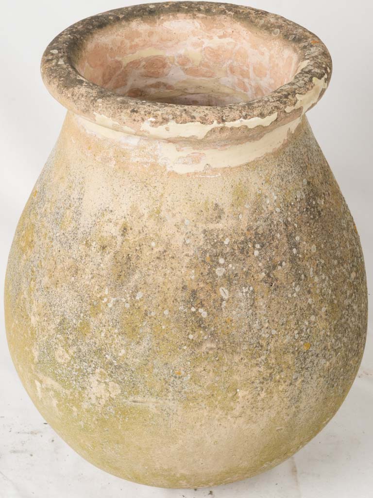 Handcrafted, Antique, Decorative Biot Olive Jar