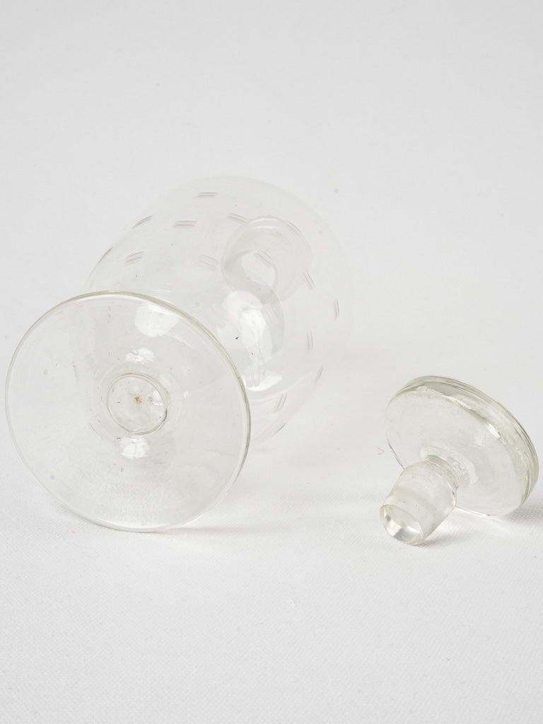 Chic timeless glass decanter