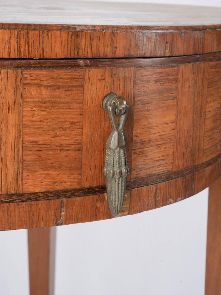 Sleek tapered leg side table