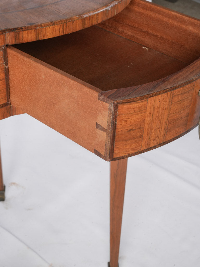 Understated charm French side table