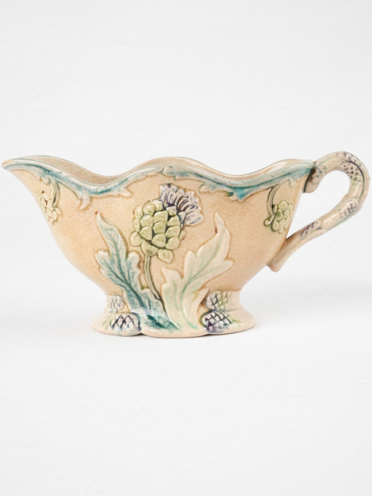 De Bruyn signature antique sauceboat