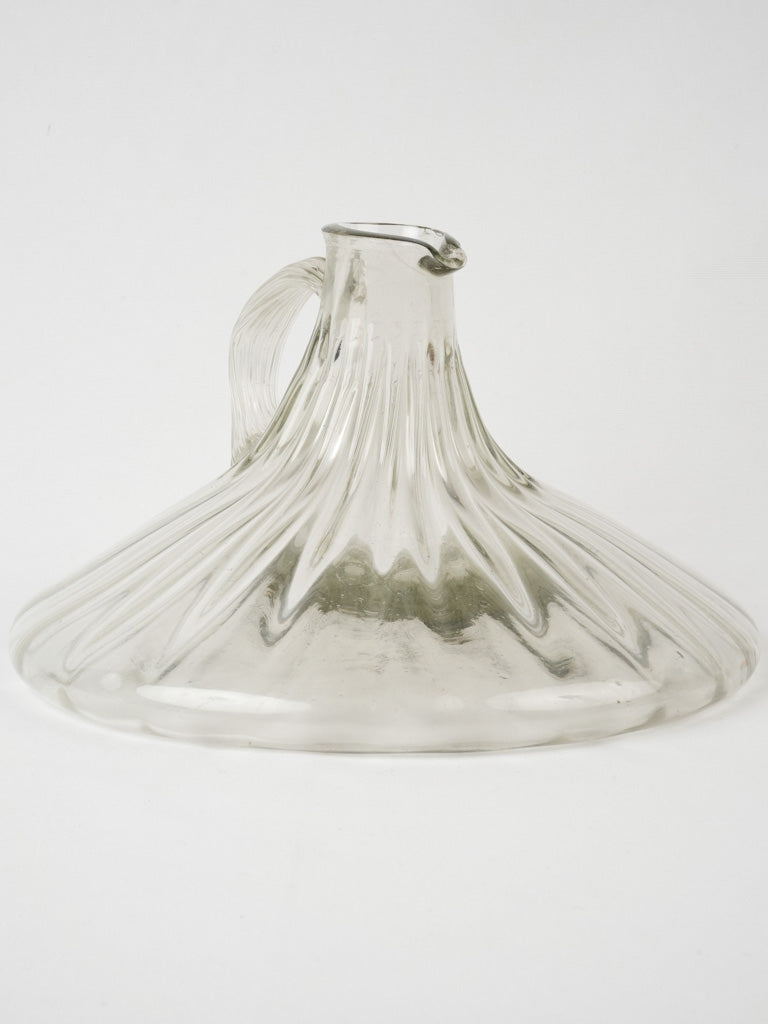 Rare Italian swirled glass carafe