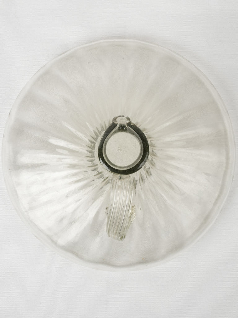 Decadent Italian swirled glass carafe