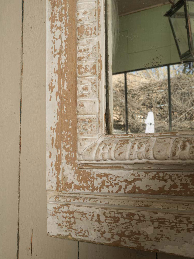 Warm Patina Painted Mirror