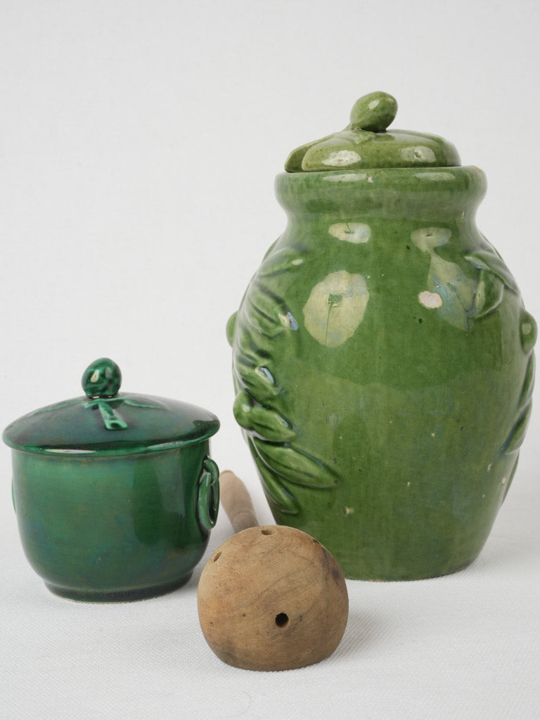 Provence vintage terracotta olive jar