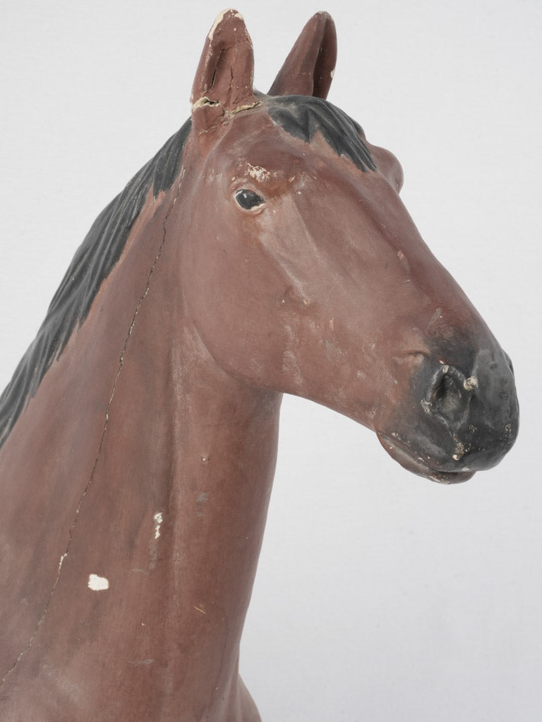 Elegant vintage horse sculpture