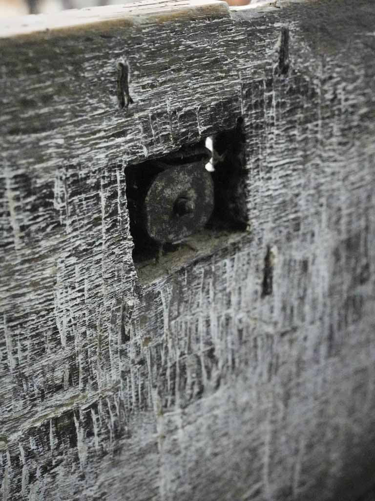 Distinctive rustic accent storage chest