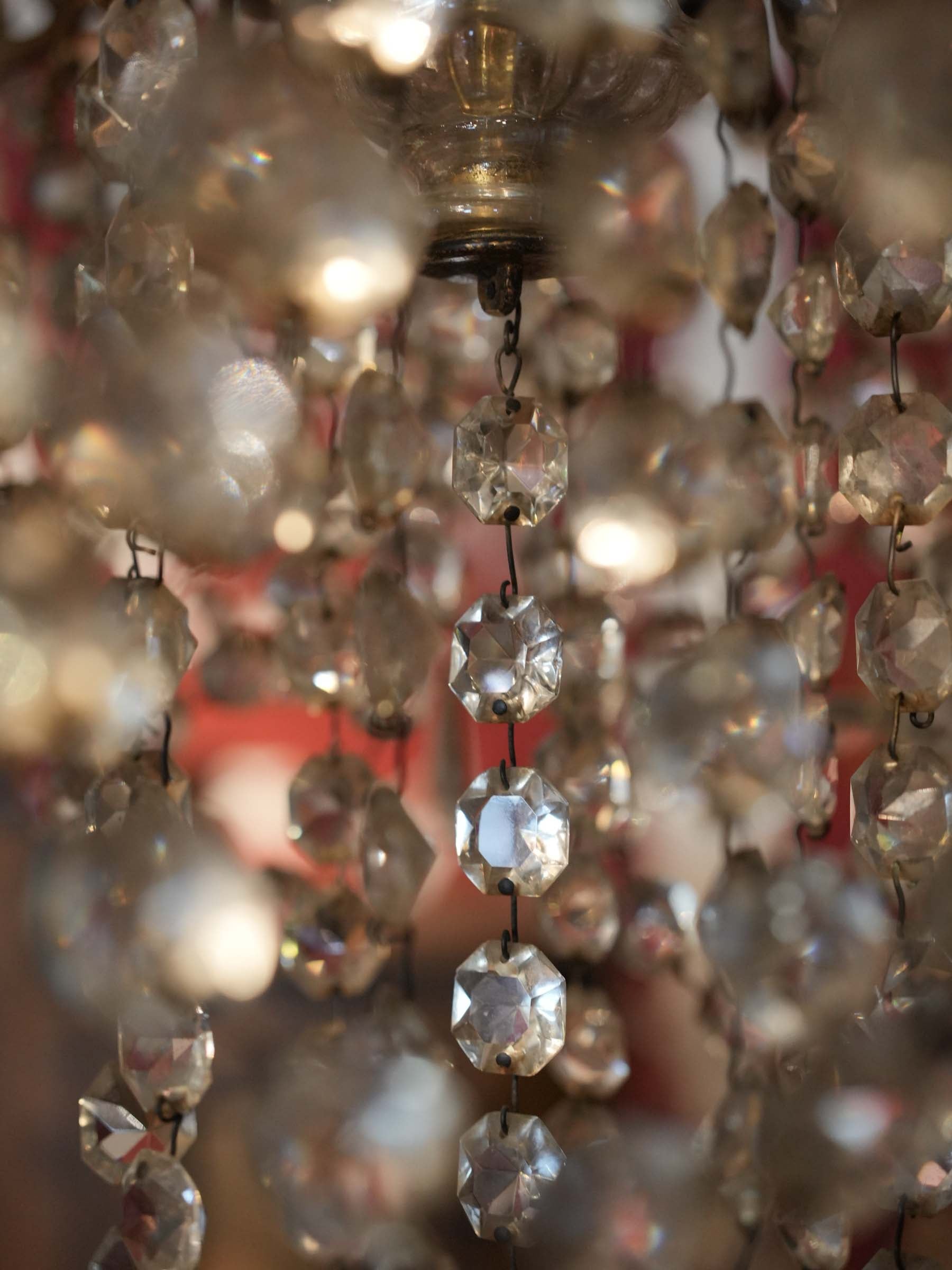 Large 18-Light Gilt-Bronze and Glass French Chandelier, Early 20th Century - 51¼"