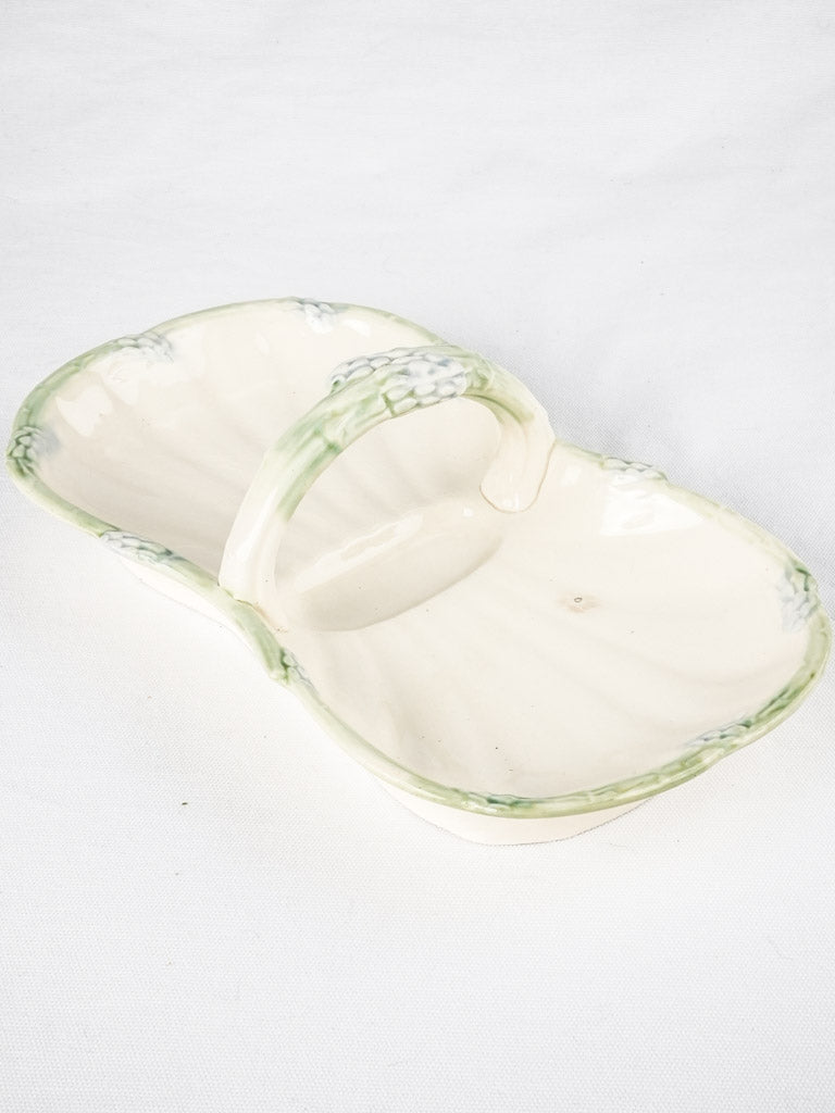 Classic French barbotine culinary collectible