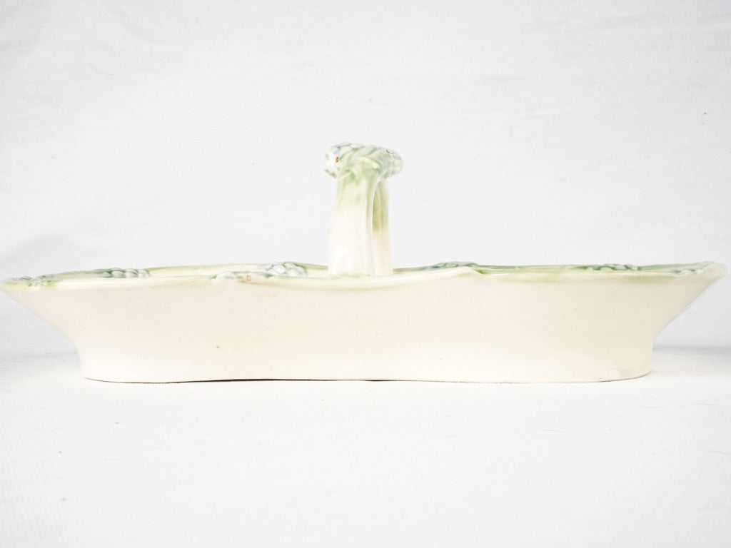 Antique asparagus cradle with handle