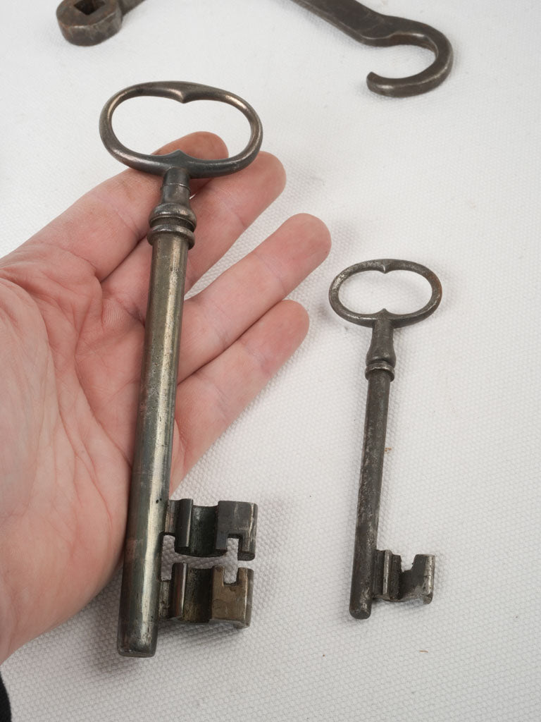 Decorative 18th-century lock components