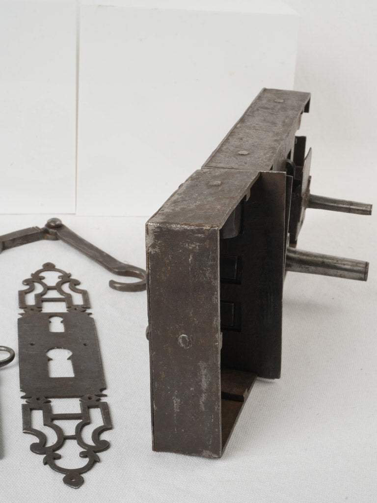 Sculptural historical lock display