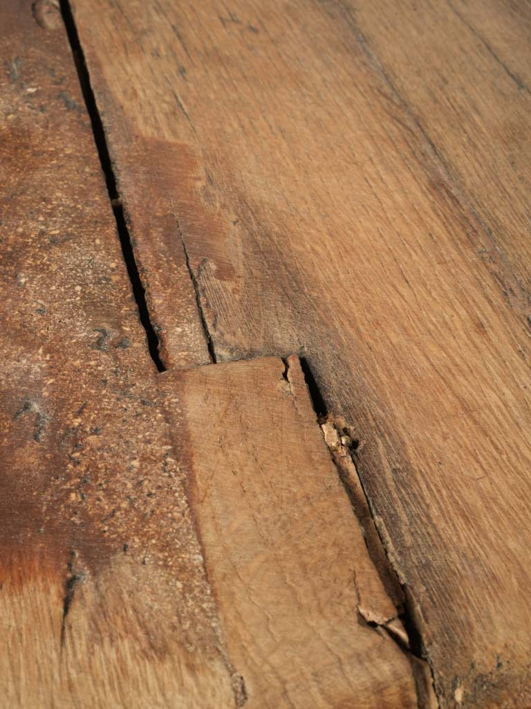 20th Century French Monastery-Style Oak Dining Table - 90½" x 31"