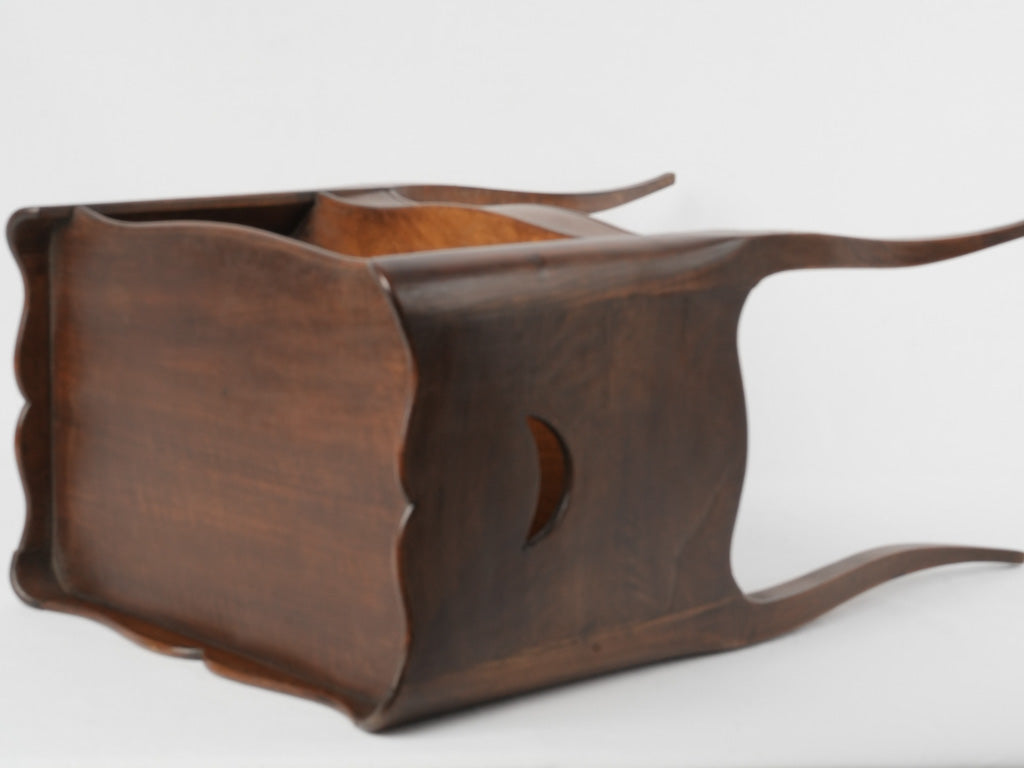 Unique French Walnut Nightstand