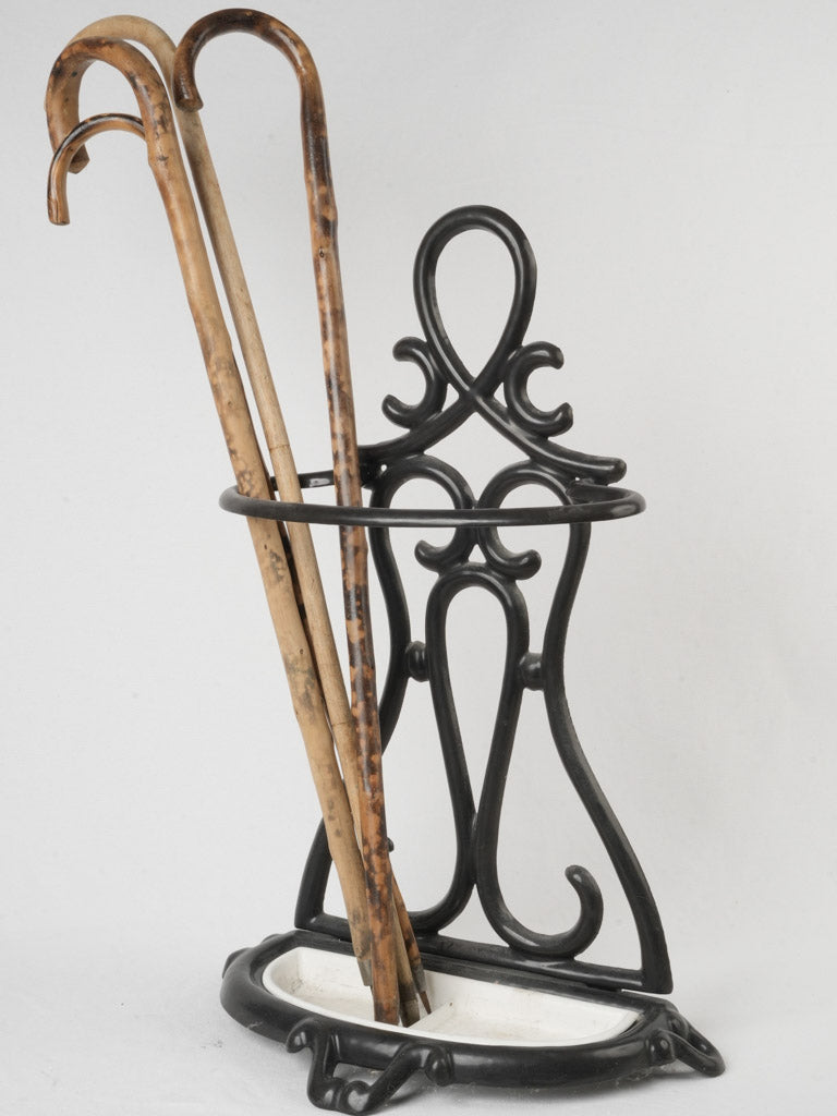 Timeless enamel umbrella stand