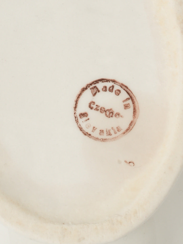 Classic vintage porcelain sauce boat