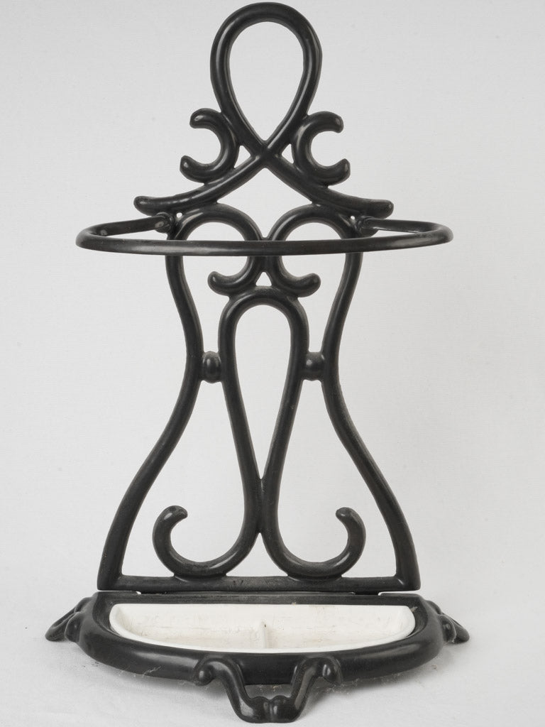 Antique finish umbrella holder