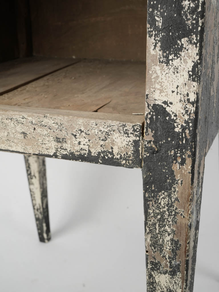 French Directoire Period Charcoal Nightstand