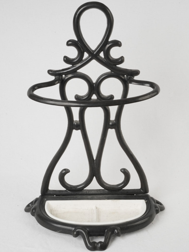 Graceful scrollwork umbrella stand