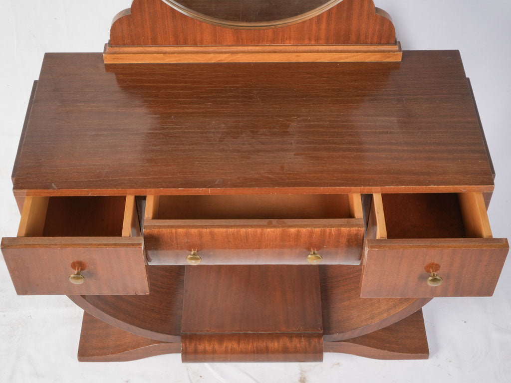 Graceful Geometry 1940s Vanity