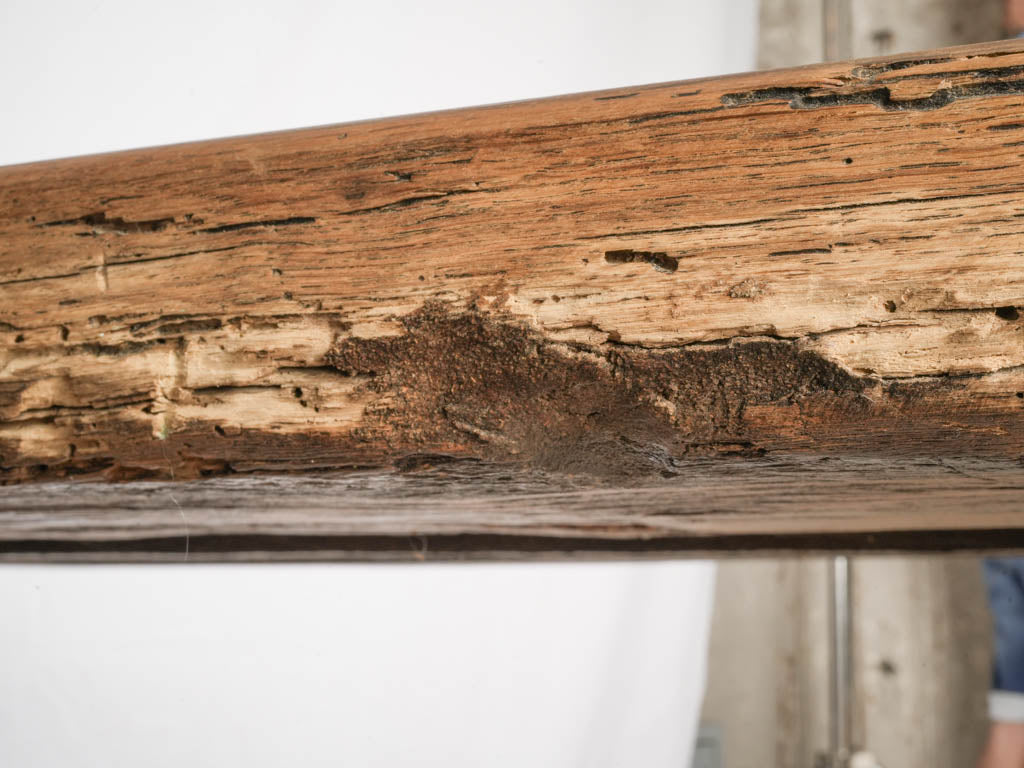 20th Century French Monastery-Style Oak Dining Table - 90½" x 31"
