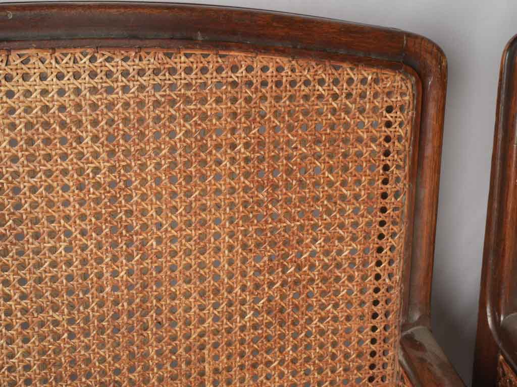 Carved knee cabriole leg chairs