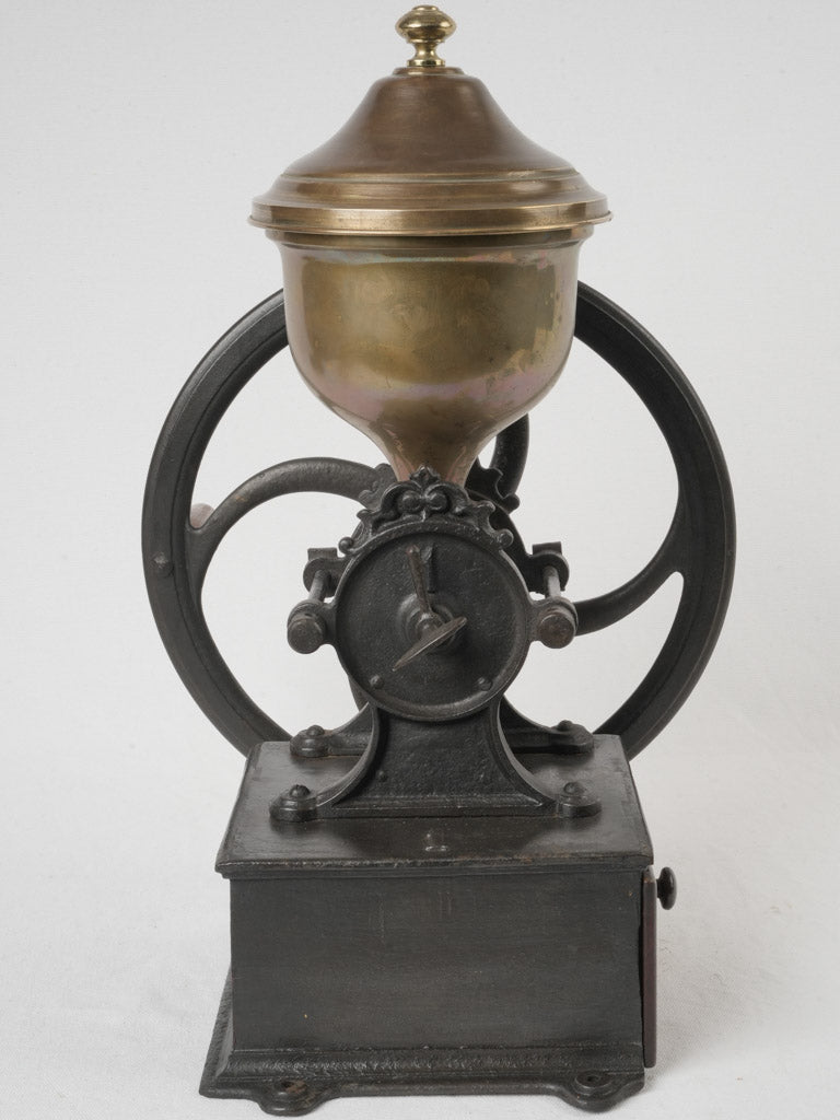 Early 20th-century brass grinder