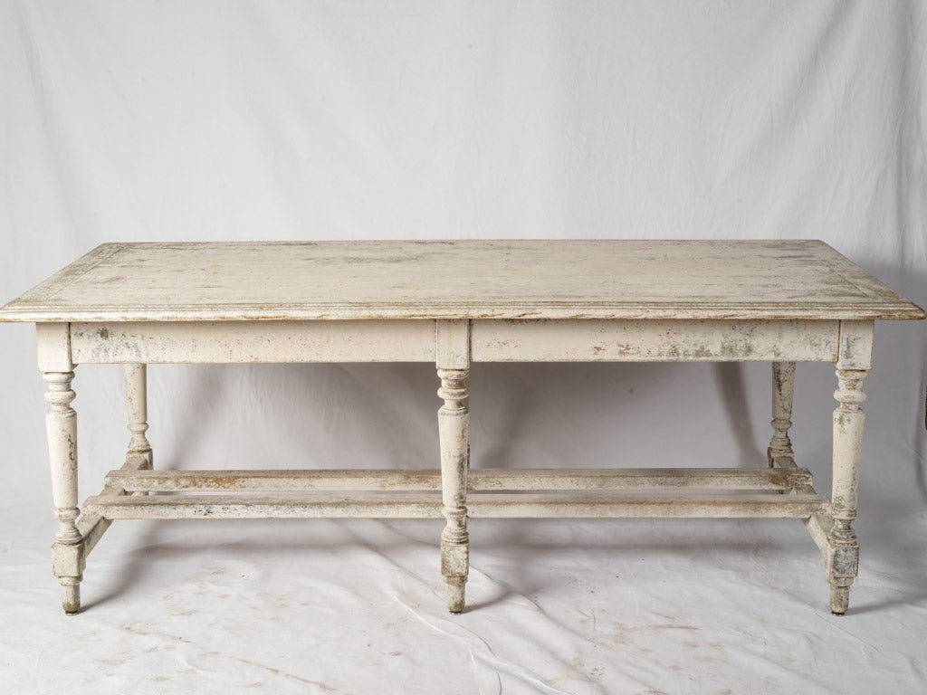 19th-Century French Provincial Drapière Table W/ Rustic Patina - 78"
