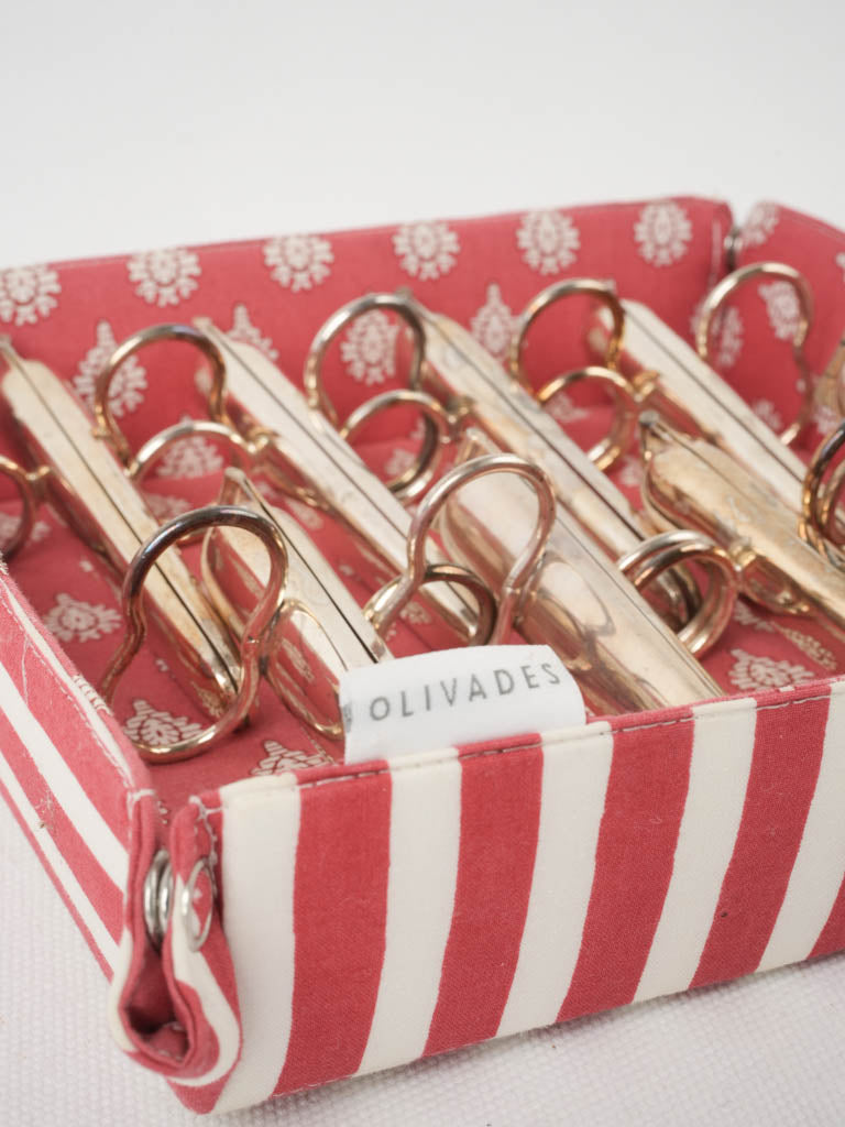 Elegant French silver asparagus tongs