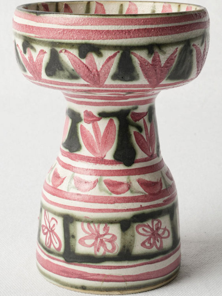 Elegant decorative ceramic candlestick