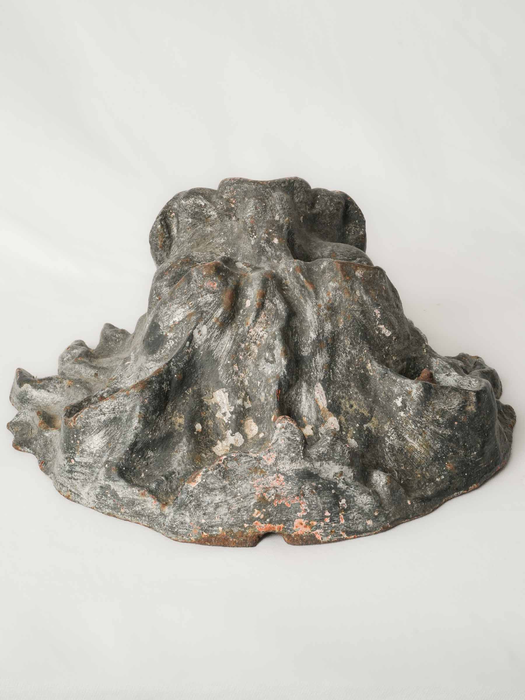 Expressive 19th-Century Cast Iron Lion Fountain Spout - 16½"