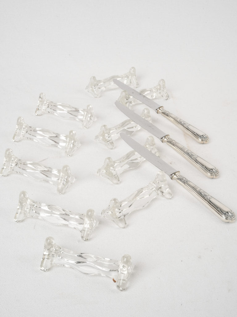 Vintage-inspired sculptural glassware