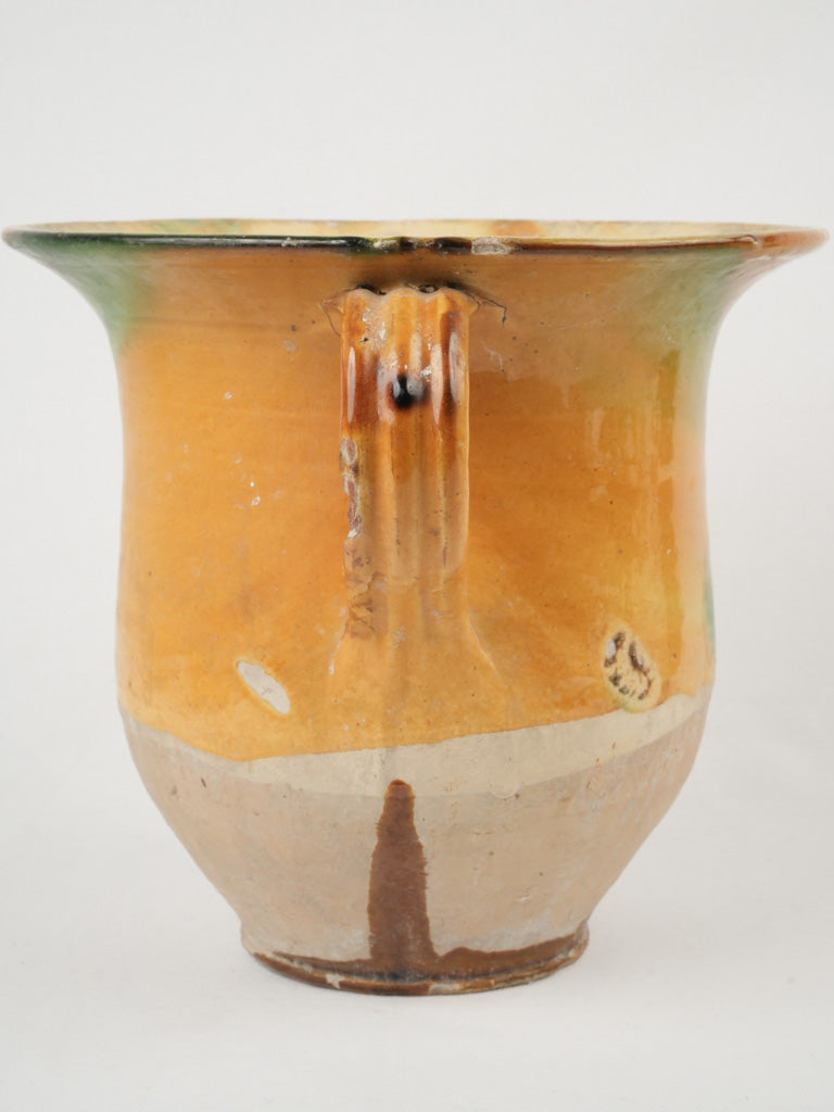 Aged 19th-century glazed chamber pot