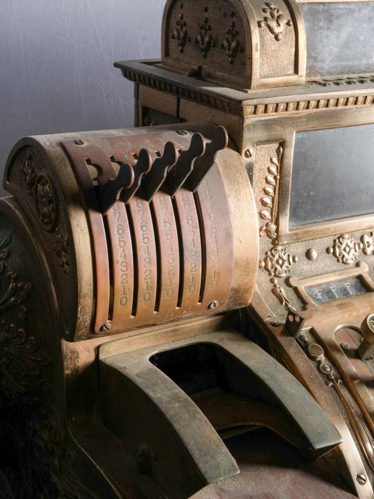 Mechanical function cash register