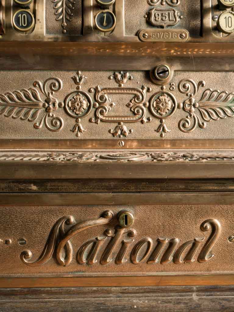 Belle Époque style cash register