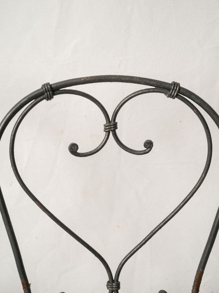 1960s stylish wrought iron chairs