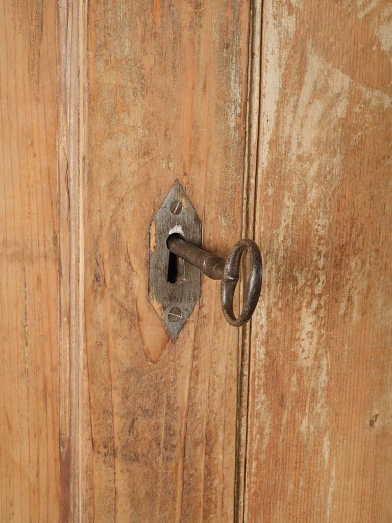 Rustic double-door Italian wardrobe