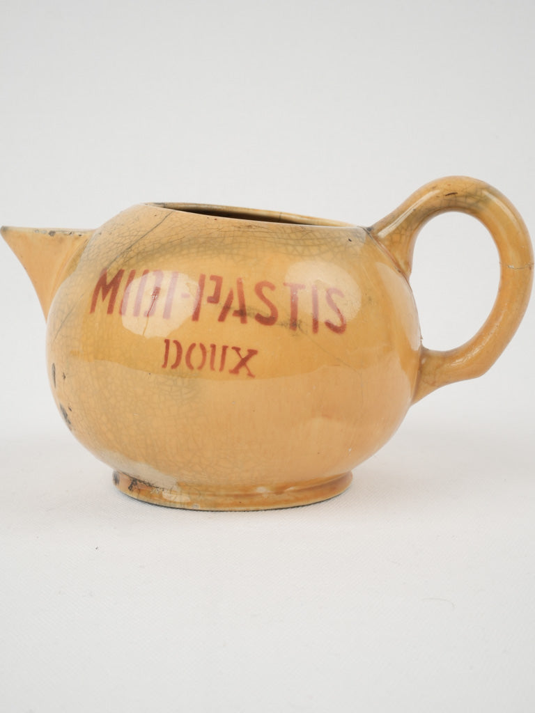 Crackle-Glaze Pastis Water Jug