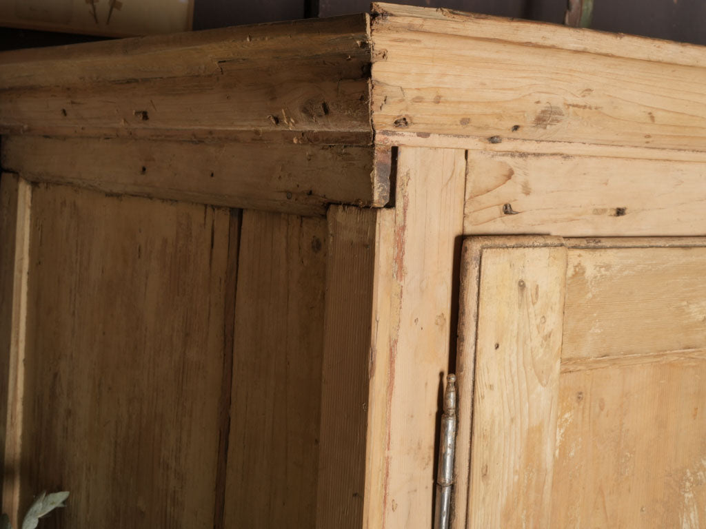 Vintage pine farmhouse kitchen armoire