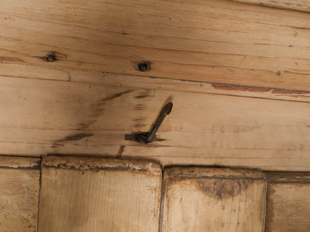 Aged Italian Alps farmhouse wardrobe