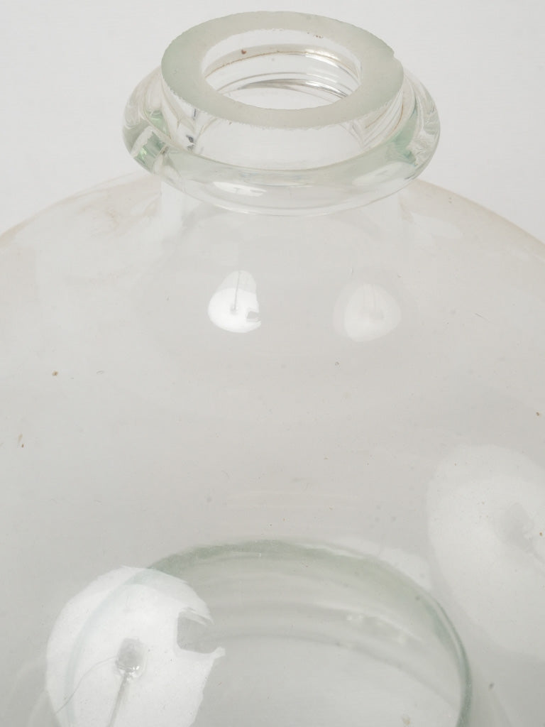 Elegant blown glass wasp trap