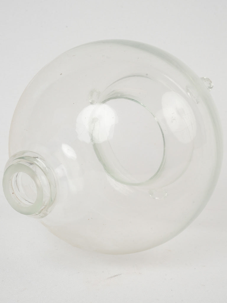 Nostalgic clear glass wasp trap