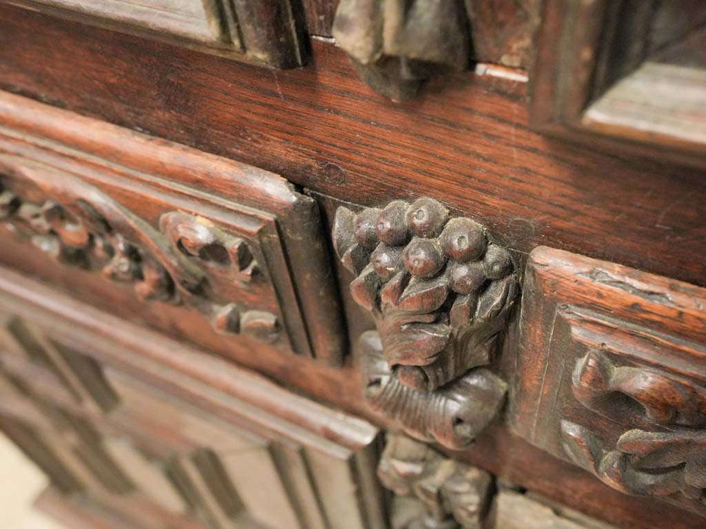 Classic Baroque oak cabinet