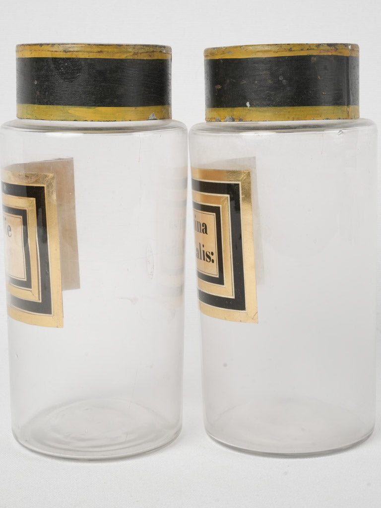 Aged Quinquina cinchona bark tonic bottle