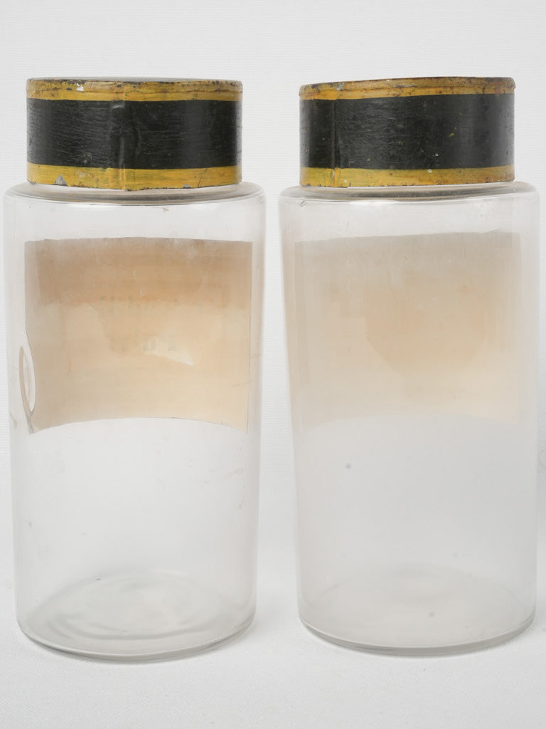 Rare 19th-century clear pharmacy jar