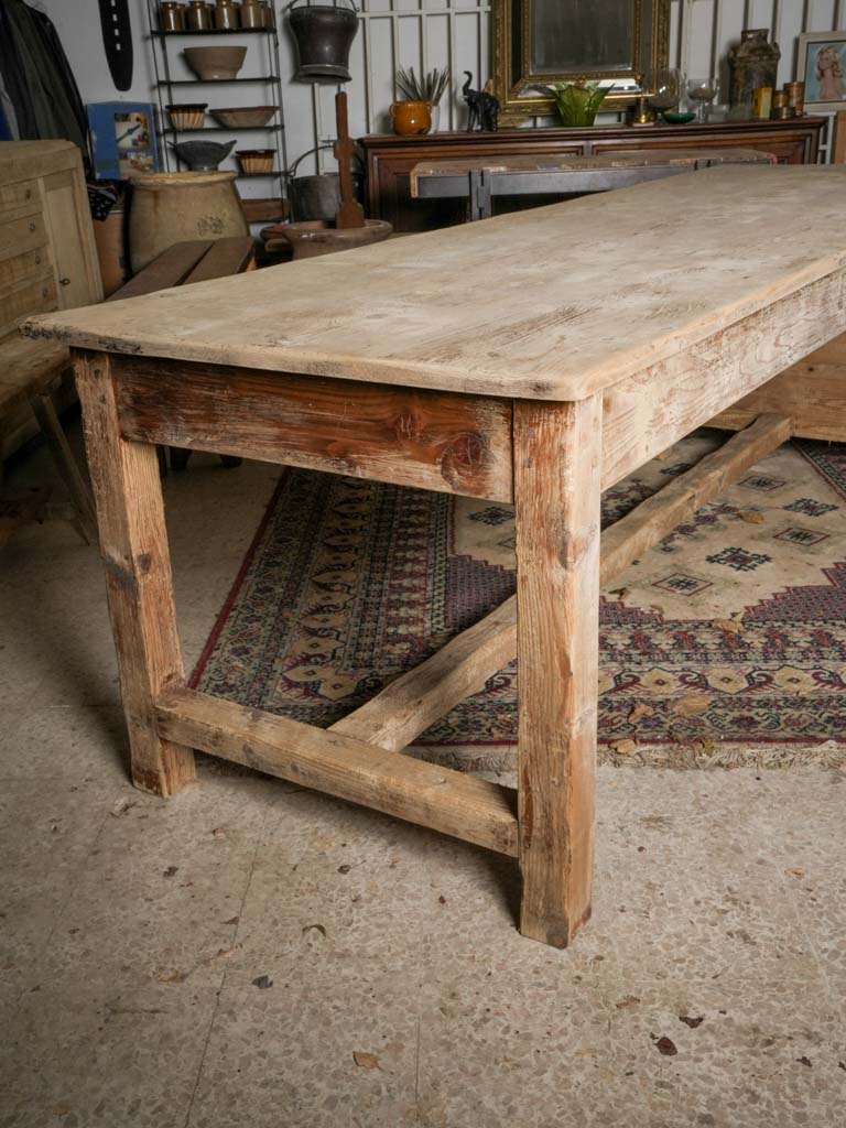 Honeyed patina French work table