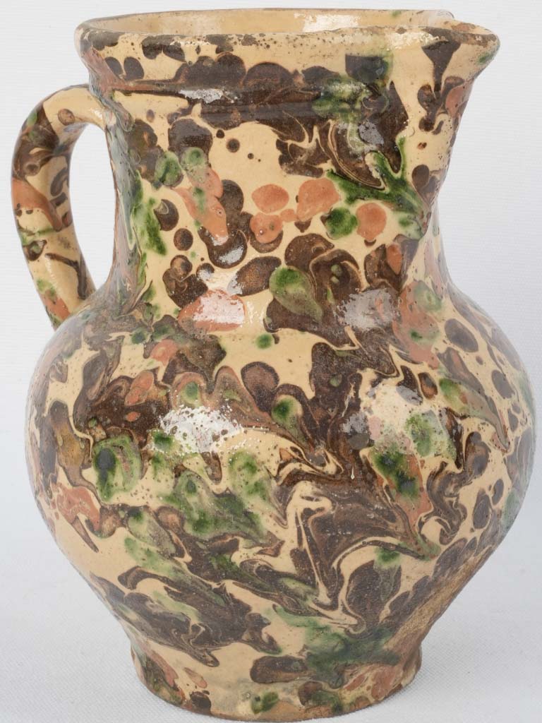 Elegant Late 19th-century Savoy Jaspé Pitcher