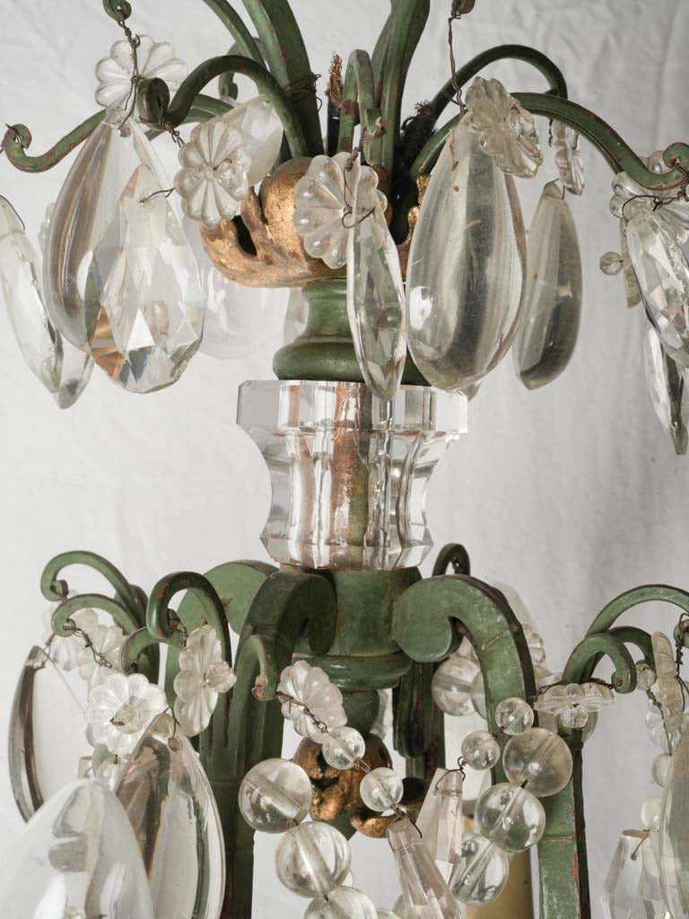 Charming petite cage chandelier